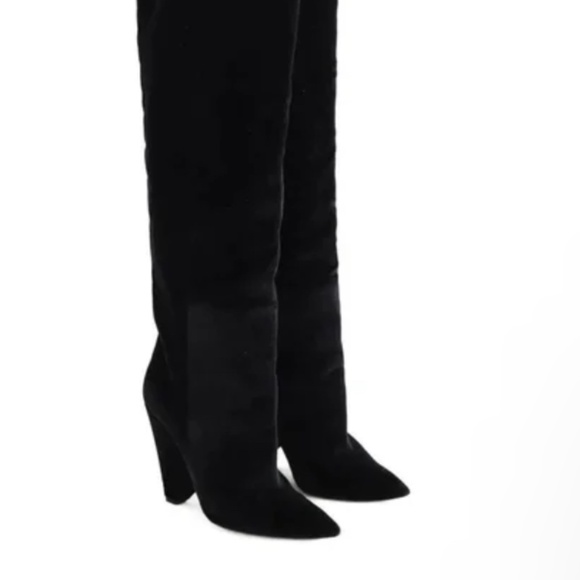 Yves Saint Laurent Shoes - YVES ST LAURENT Nikki boots otk velvet size 38.5